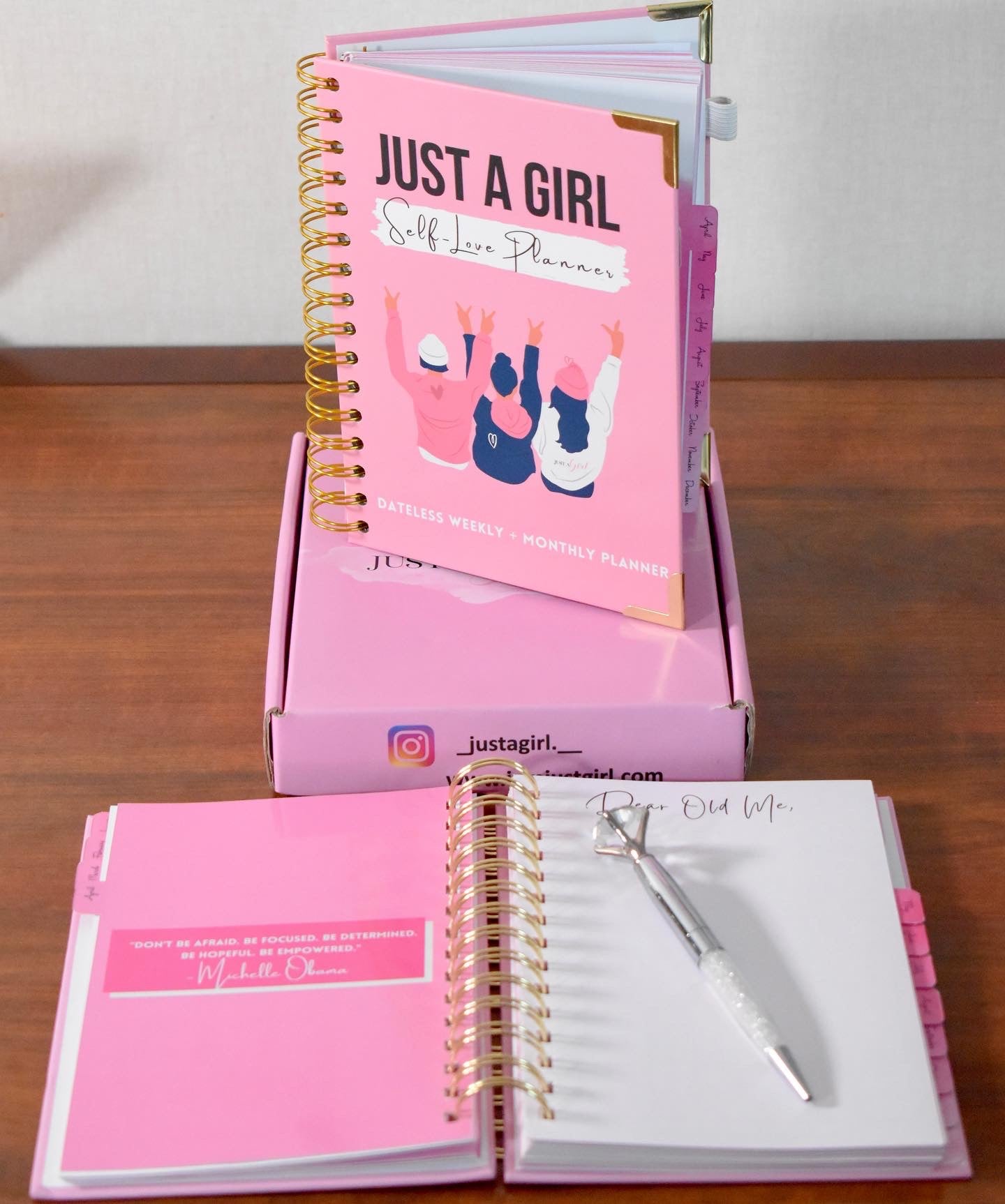 Just A Girl Self-Love Planner